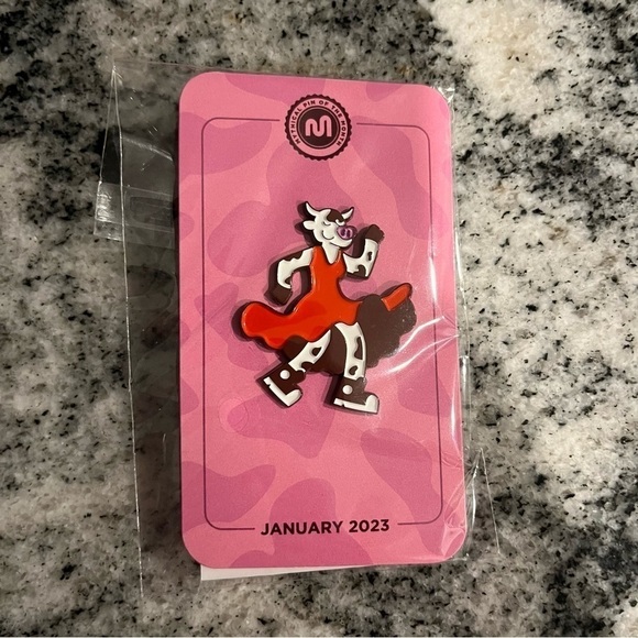 Good Mythical Morning GMM Pin Of The Month Rhett & Link Moochelle Cow - Picture 1 of 1